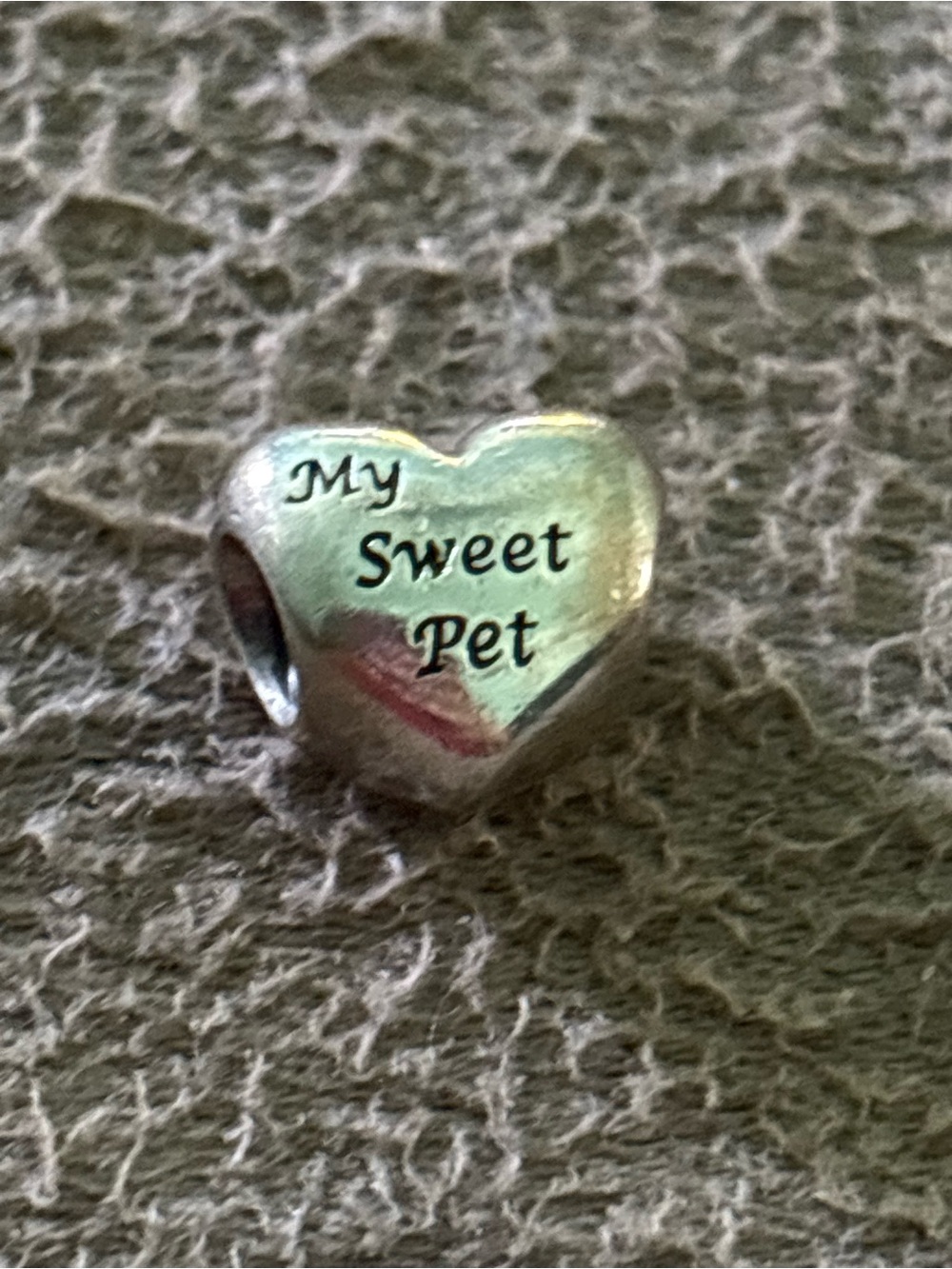 Pandora Silver 'My Sweet Pet' Heart Charm